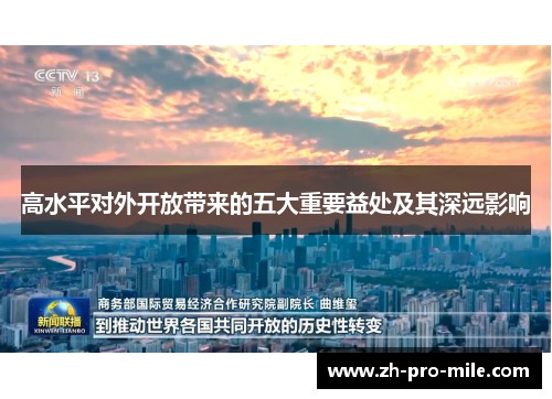 高水平对外开放带来的五大重要益处及其深远影响 高水平对外开放带来的五大重要益处及其深远影响